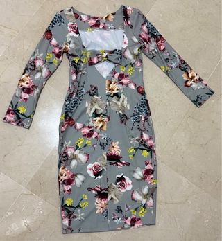 Vestido de fiesta estampado floral