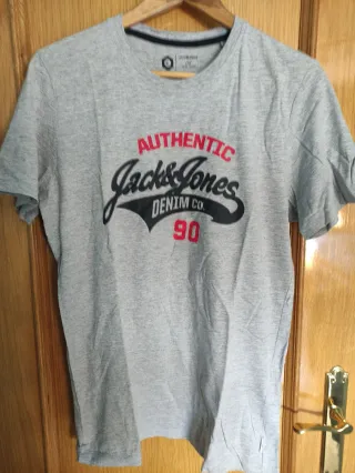 Camiseta Jack & Jones Gris Talla M