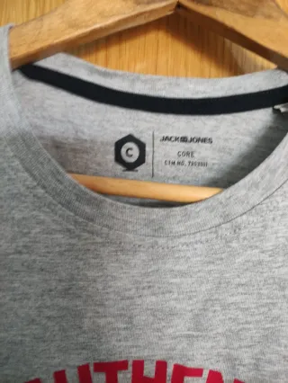 Camiseta Jack & Jones Gris Talla M