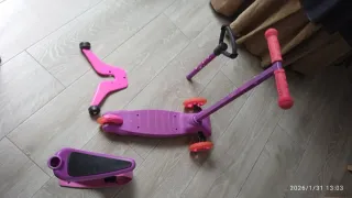 Patinete infantil 3 ruedas morado