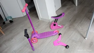 Patinete infantil 3 ruedas morado