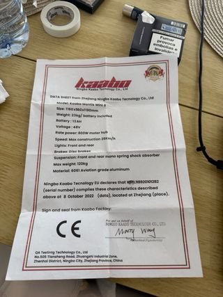 Patinete Kaboo Mantis 10