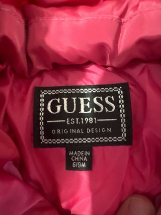 Guess Giubbotto Rosa 6/9 Mesi.