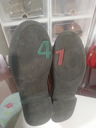 Botas de cordones talla 41