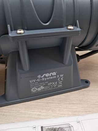 Sistema UVC, 5 W, un aclarador de Agua UVC
