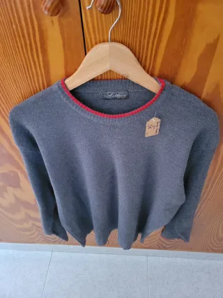 Jersey L.A. COMPANY gris cuello redondo talla S