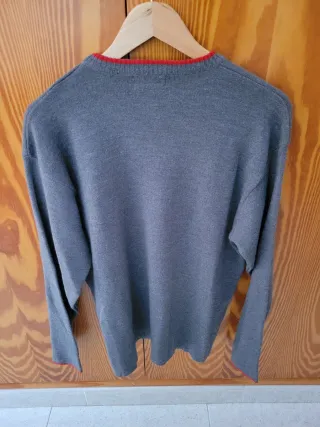 Jersey L.A. COMPANY gris cuello redondo talla S