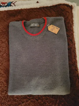 Jersey L.A. COMPANY gris cuello redondo talla S