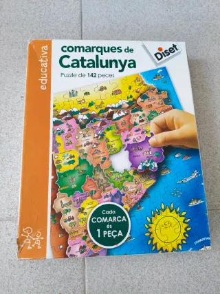 Puzzle Comarques de Catalunya 142 piezas