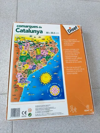 Puzzle Comarques de Catalunya 142 piezas