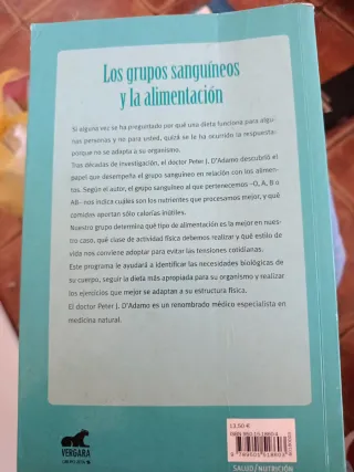 Grupos sanguineos y la alimentacion: Un program...