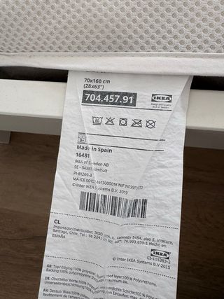 Cama infantil con colchón