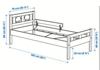 Cama infantil con colchón