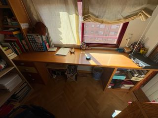 Habitacion juvenil de madera de haya