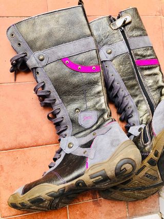 Botas Geox Talla 37 Doradas casi NUEVAS, 3 puestas