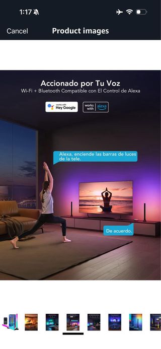 Govee RGBIC Light Bars, 15 Inch with Dual Beads Sm