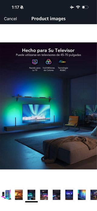 Govee RGBIC Light Bars, 15 Inch with Dual Beads Sm