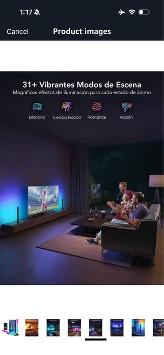 Govee RGBIC Light Bars, 15 Inch with Dual Beads Sm