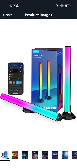 Govee RGBIC Light Bars, 15 Inch with Dual Beads Sm