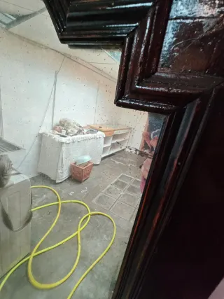 Espejo de cuerpo entero de madera