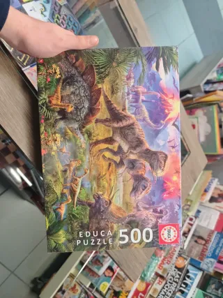 Puzzle Educa 500 Piezas Dinosaurios