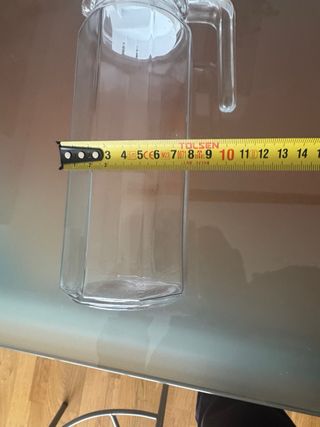 Jarras de agua con tapa (2 unidades)