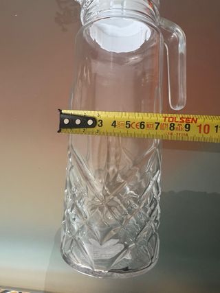 Jarras de agua con tapa (2 unidades)