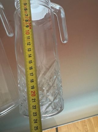 Jarras de agua con tapa (2 unidades)