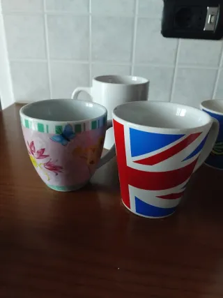 Set 6 tazze mug in porcellana