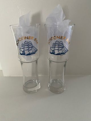 2 Vasos Royal Caribbean “Schooner Bar”. ORIGINALES