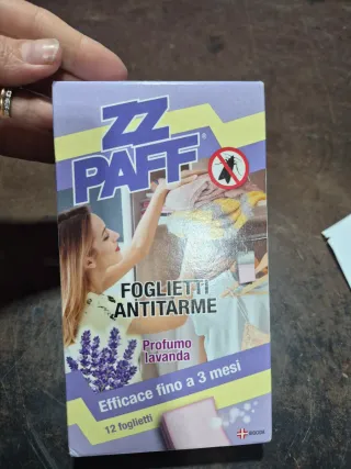 Foglietti Antitarme Zz Paff Lavanda