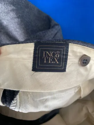 Pantaloni uomo in lana 100% grigi