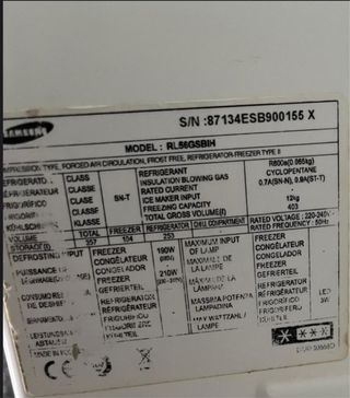 Cajones y baldas frigorífico