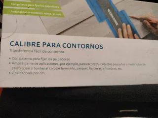 Calibre para contornos Workzone 25 cm