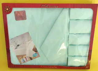 Mantelería Shima verde