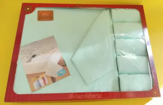Mantelería Shima verde