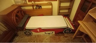 Cama Coche F1 Infantil Madera