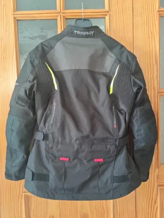 Chaqueta Moto XL Negra/Gris Touring