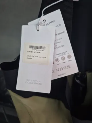 Culotte Gsport Pro Team Talla M Verde