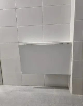 Mesa plegable Norberg blanca