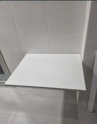 Mesa plegable Norberg blanca