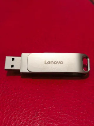 Lenovo USB 2TB Metallo USB 3.2 Pendrive Memoria