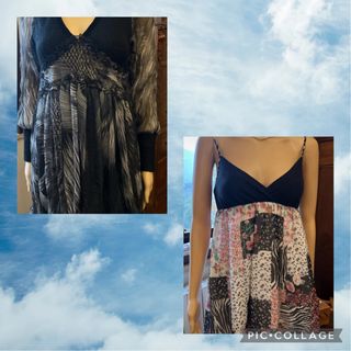 Lotto 2 vestitini + 1 top