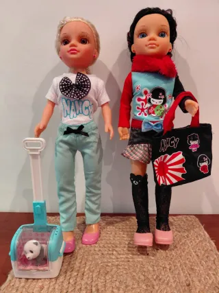 Muñecas Nancy con accesorios