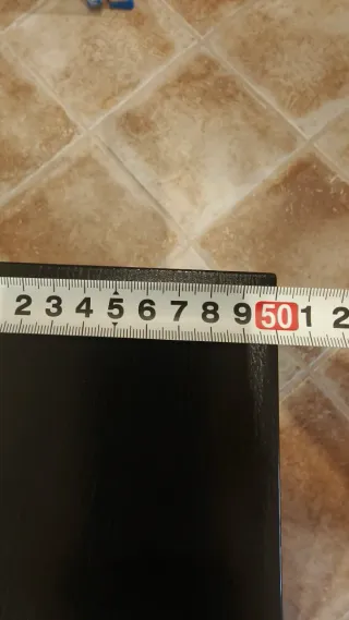 Mesa Escritorio Oficina Ikea Negro/Blanco/Marrón