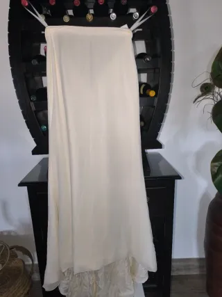 Traje de Novia Falda y Corpiño color crema