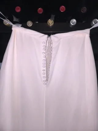 Traje de Novia Falda y Corpiño color crema