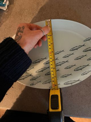 Set 6 Piatti Ovali Vetro Rio Mare Pesci