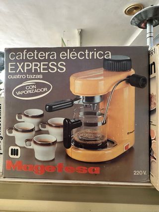 Cafetera Express Magefesa Naranja