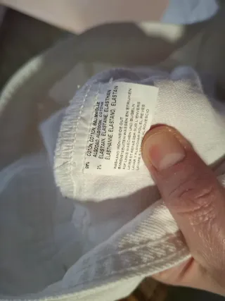 Chaqueta vaquera blanca